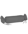 Produktbild: Fleuresse Colours Nackenrollenbezug, Mako Satin, steingrau, 15 x 40 cm