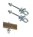 Produktbild: Gartenwelt Riegelsberger Schaukelhaken Safety Type D+ M12 für Balken 90-120 mm zum Durchschrauben 2 Stück