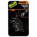 Produktbild: Fox Edges Flexi Ring Swivel Karpfenwirbel, Größe:10
