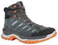 Produktbild: Lowa Wanderschuhe Innovo Mid GTX (All-Terrain, Veloursleder, wasserdicht) rauchgrün/flame Herren, Größe Euro (US): 46 (12)