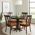 Produktbild: ESSZIMMERSTUHL Orange, Dunkelbraun 2er-Set