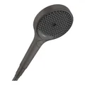 Produktbild: hansgrohe Handbrause Rainfinity 130 EcoSm. 130mm Kopf, 3jet, DN 15, brush. bla vc