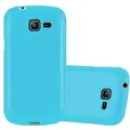Produktbild: Cadorabo Schutzhülle für Samsung Galaxy TREND LITE Hülle in Blau TPU Etui Hülle Case Cover