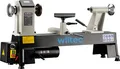 Produktbild: Wiltec Drechselbank 550 W mit variabler Drehzahl 650-3800 U/min, Drechselmaschine mit Planscheibe, Drehbank für Holz bis 457 mm Länge