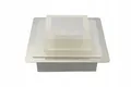 Produktbild: LED Ceiling Light Square 12cm Plastic Warm White 5w