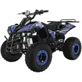 Produktbild: Actionbikes Motors Elektro Kinderquad S-10 - 1000 Watt - Pocketquad (Schwarz/Blau) - Blau