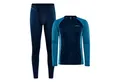 Produktbild: Craft Thermounterhemd Core Warm Baselayer Set (2-St., Lange Unterhose und Langarmshirt) mit weich angerautem Innenfutter