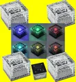 Produktbild: 4er-Set SOLAR-Dekosteine RGB-Farbe +Akku LED-Pflasterstein IP65 Dämmerungssensor