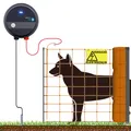 Produktbild: Komplettset 230V Weidezaungerät mit 100m Elektronetz große Hunde Hundezaun Zaun