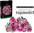 Produktbild: LEGO® Rosa Rosenstrauß (10374), LEGO Botanicals Konstruktionsspielsteine, (789 St), Blumen, Made in Europe