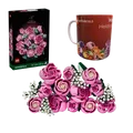Produktbild: LEGO® Botanicals 10374 Rosa Rosenstrauß Muttertagsaktion mit Gratis-Tasse