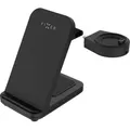 Produktbild: Induktive Ladestation 3in1 for Garmin, Qi, 18W, Fixed, Schwarz - Schwarz