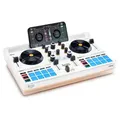 Produktbild: Hercules DJControl Mix Ultra, 3,5 mm, DC/Batterie, 1000 mAh, 10 h, 315 mm, 174 mm - Weiß