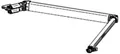 Produktbild: Gelenkarm links für Markisenlänge 3-5m - Thule Ersatzteil Nr. 1500603327 - für TO 6300
