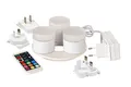 Produktbild: Duni 3er LED Mini Lamp -Set 186496 Multicolor inkl. Fernbedienung und 3er Ladestation