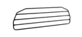 Produktbild: LAMPA Trenngitter aus Stahl PREMIUM GUARD NORDRIVE 1180X380 MM