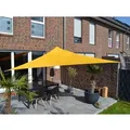 Produktbild: Polyester Sonnensegel mit Regenschutz Dreieck 360 cm Sonnengelb