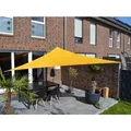 Produktbild: Polyester Sonnensegel mit Regenschutz Dreieck 360 cm Sonnengelb