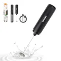 Produktbild: Milchaufschäumer Stab Aufladbar, Tragbar Milk Frother 13000 U/min, Handmilcha...