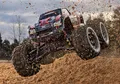Produktbild: Traxxas X-Maxx 4x4 Monstertruck Belted 1:7 RTR Rot Sledgehammer Reifen, X Servo