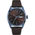 Produktbild: Guess Herren-Armbanduhr Mens Trend Analog Quarz Leder W0658G8