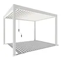 Produktbild: Weide Pergola Classic Pavillon Terrassenüberdachung Aluminium 3 x 3,6 M weiß, BxTxH: 360x300x255 cm weiß 360 cm x 255 cm x 300 cm