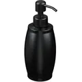 Produktbild: Relaxdays - Seifenspender, 350 ml, Edelstahl, nachfüllbar, Seife, Duschgel, Badezimmer, Küche, Handseifenspender, schwarz