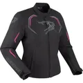 Produktbild: Bering Dundy wasserdichte Damen Motorrad Textiljacke, schwarz-pink, Größe 38