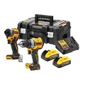 Produktbild: DEWALT Akku-Kit 18V (DCD800 / DCF850-9 inkl. 2 x 18 V / 5 Ah Powerstack - Akkus