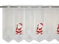 Produktbild: Clever-Kauf-24 Scheibengardine Scheibengardine Weihnachtsmann Geschenk, HxB 50x140cm, (1 St), Stangendurchzug, transparent, Store