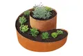 Produktbild: Bellissa Kräuterspirale Kräuterspirale Corten 130x140x80cm Kräuterschnecke Hochbeet Pflanzring