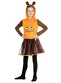 Produktbild: Maskworld Die Sendung mit der Maus - Maus Kleid für Kinder - Kindergröße: 116 - Kostüm für Karneval, Halloween & Motto-Party