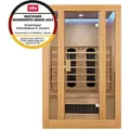 Produktbild: Infrarotkabine Nyborg S120K – Infrarotsauna 2 Personen –LED-Farblicht, 5 Keramik- 1 Flächenstrahler