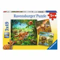 Produktbild: Ravensburger Puzzle Tiere Der Erde Kinderpuzzle Kinder Puzzlespiel 3 x 49 Teile