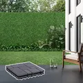 Produktbild: BodenMax Naturstein Klickfliesen 30x30cm für Terrasse & Balkon | wetterfeste Steinplatten Outdoor | Granit & Schiefer Bodenbelag | Klicksystem | 2/8 Stück