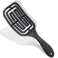 Produktbild: Haarbürste, Haarbürste ohne Ziepen, Entwirrbürste geeignet, Locken & lange Ha...