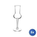 Produktbild: 6x Bormioli rocco Calice Aus Transparentem Glas Für Grappa, 8,5 Cl