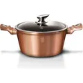 Produktbild: Berlinger Haus Granittopf 28cm Rose Gold BH-1516 mit Triple Granitbeschichtung und Soft-Touch Silikongriff