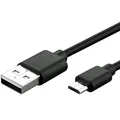 Produktbild: Micro-USB Schnellladekabel 1 Meter schwarz, micro-USB Sync- & Ladekabel