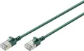 Produktbild: Digitus DK-1632-A-010S-G RJ45 Netzwerkkabel, Patchkabel CAT 6a F/FTP 1m Grün Farbcodiert, Geschirmt, mehrdrähtig, mit