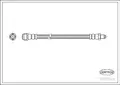 Produktbild: Flexibler Bremsschlauch Vorderachse 19025905 CORTECO für MERCEDES-BENZ C-KLASSE