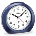 Produktbild: Großer Funkwecker NoTick Analog Licht Snooze Crescendo Blau - ATLANTA 1856/5