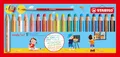 Produktbild: STABILO - Buntstift, Wasserfarbe & Wachsmalkreide - woody 3 in 1-18er Pack mit Spitzer und Pinsel