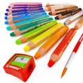 Produktbild: STABILO - Woody 3 IN 1 - 18 Jumbo Griffige Aquarell Bleistifte Mit Anspitzer