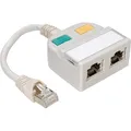 Produktbild: Telegärtner TELEGAERTNER T-Adapter Cat5e Ausgang auf 100Base-T/ISDN (21.17.3039) (RJ45, RJ45 (2x)) (J00029A0013)