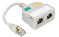 Produktbild: TELEGÄRTNER J00029A0013 T-Adapter Kat.5e, 10BaseT/ISDN, Lichtgrau (RAL 7035)