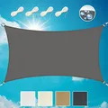 Produktbild: Sol Royal Sonnensegel rechteckig Wasserdicht 2x4m Terrasse – Sonnensegel Balkon Segeltuch UV Sonnenschutz Garten Pool Camping Sonnenschutz Segel Anthrazit – PS9