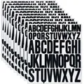 Produktbild: LIMITADA 10 Blatt Selbstklebende Buchstaben Buchstaben Aufkleber Groß Buchstaben Sticker Buchstaben Aufkleber Wasserfest Klebebuchstaben Sticker Buchstaben Vinyl Alphabet Aufkleber für Kunsthandwerk