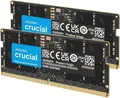 Produktbild: Crucial RAM 128GB (2x64GB) Kit DDR5 5600MHz SODIMM schwarz | NEU & OVP