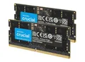 Produktbild: Crucial DDR5 RAM 128GB (2x64) 5600MHz SODIMM CL46 CT2K64G56C46S5 19% MwSt Re.